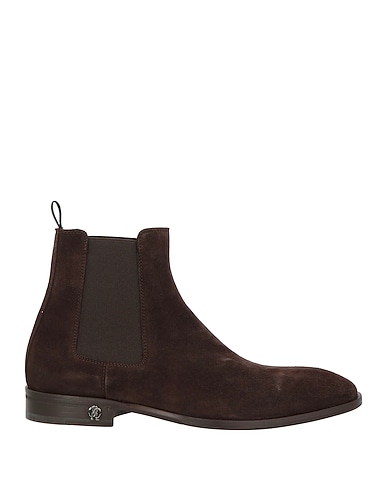 ROBERTO CAVALLI Ankle boot Dark brown Leather