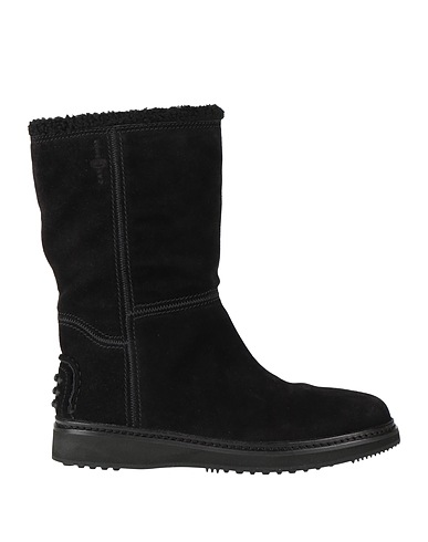 CARSHOE Полусапоги и высокие ботинки Чёрный Кожа