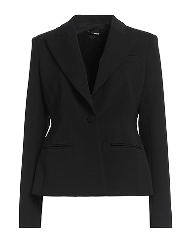 AMEN Blazer Black 52% Polyester, 43% Virgin Wool, 5% Elastane
