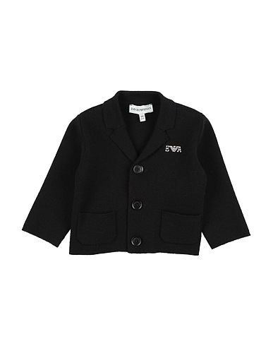 EMPORIO ARMANI Blazer BABY Navy blue 41% Acrylic, 41% Virgin Wool, 15% Polyamide, 3% Elastane