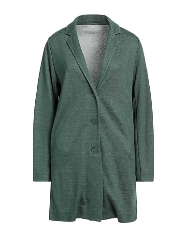 MAJESTIC FILATURES Full-length jacket Green 100% Linen
