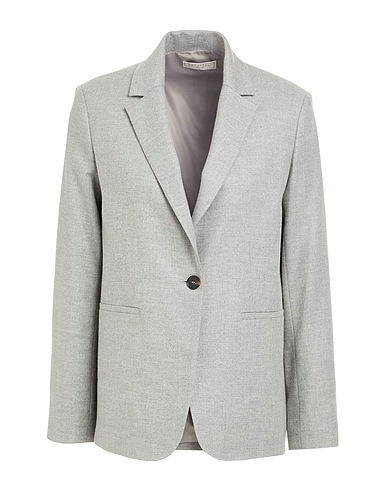 ANTONELLI Blazer Light grey 40% Virgin Wool, 40% Viscose, 19% Polyester, 1% Elastane