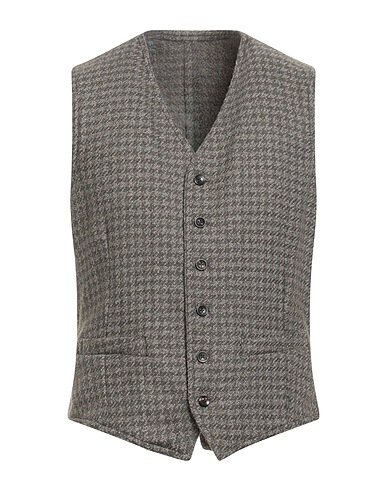LARDINI ジレ グレー ウール 48% / ポリエステル 39% / コットン 13%