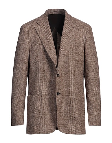 LARDINI Blazer Light brown 58% Alpaca wool, 27% Wool, 15% Polyester