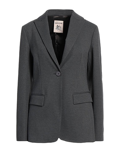 SEMICOUTURE Blazer Charcoal 67% Viscose, 28% Polyamide, 5% Elastane, Polyester
