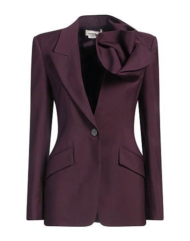 MCQUEEN Blazer Plum 100% Wool