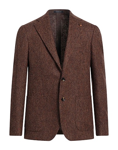 SARTORIA LATORRE Blazer Brown 100% Virgin Wool