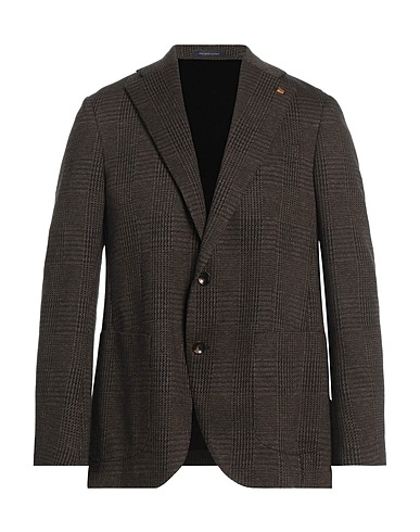 SARTORIA LATORRE Blazer Marrone 92% Cotone, 8% Lana Vergine