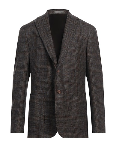 CORNELIANI Blazer Chocolate brown 95% Virgin Wool, 5% Cashmere