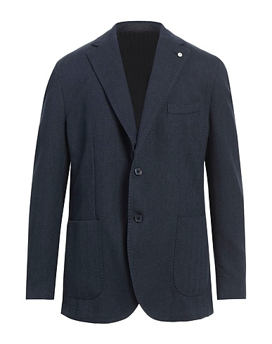 L.B.M. 1911 Blazer Navy blue 100% Cotton