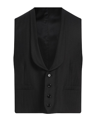 LARDINI Panciotto Nero 100% Lana di cammello