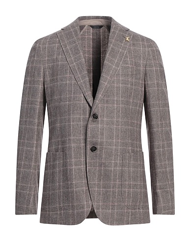 TOMBOLINI Blazer Taupe 75% Virgin Wool, 25% Nylon