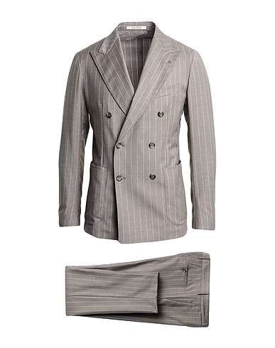 TAGLIATORE Suits Grey 98% Virgin Wool, 2% Elastane