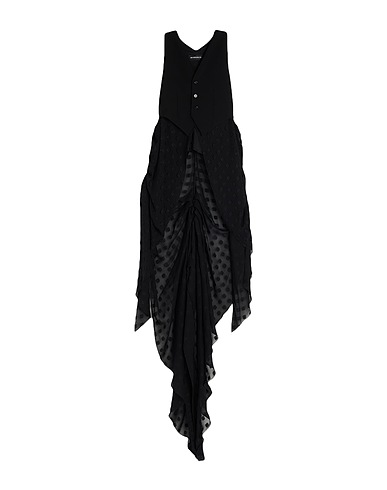 ANN DEMEULEMEESTER Weste Schwarz 100% Viskose