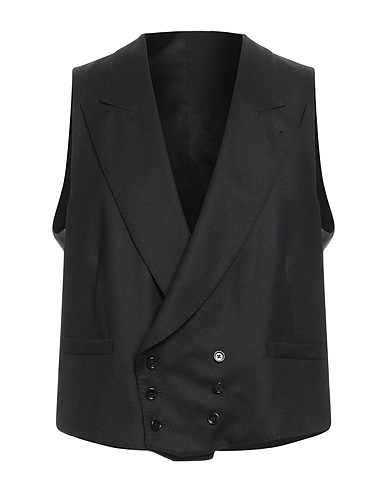 LARDINI Panciotto Nero 100% Lana
