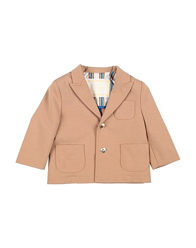 MANUEL RITZ Blazer COLLECTION PRIVÈ Light brown 52% Cotton, 40% Polyamide, 8% Elastane