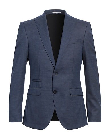 BALDESSARINI Blazer Slate blue 100% Virgin Wool