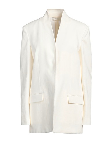 THE ROW Blazer Off white 100% Linen, Horn