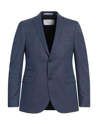 BALDESSARINI Blazer Slate blue 100% Virgin Wool
