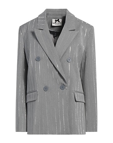 NO SECRETS Blazer Light grey 95% Polyester, 5% Elastane