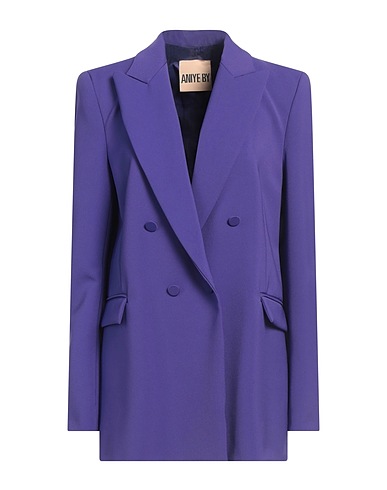 ANIYE BY Blazer Dark purple 93% Polyester, 7% Elastane