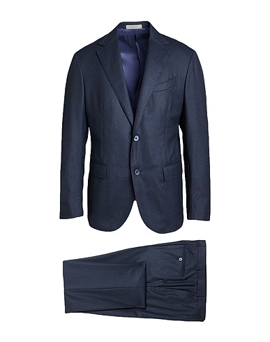 CORNELIANI Suits Navy blue 100% Virgin Wool