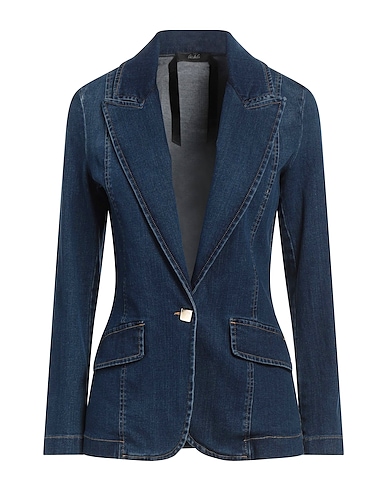 CARLA G. Blazer Blue 98% Cotton, 2% Elastane