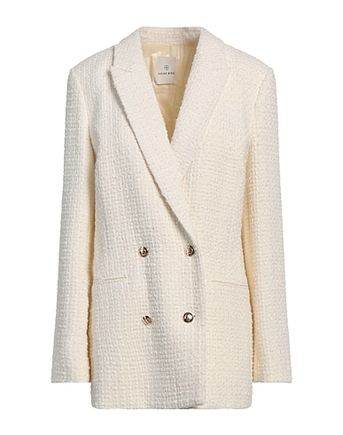 ANINE BING Blazer Ivory 48% Acrylic, 32% Polyester, 12% Wool, 5% Rayon, 3% Nylon
