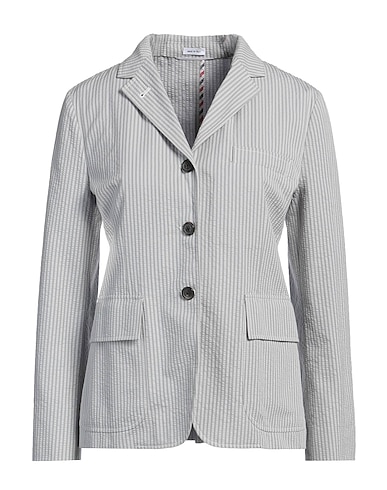 THOM BROWNE Blazer Grey 100% Cotton