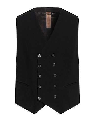 MESSAGERIE Suit vest PATRIZIO PISCAGLIA NERO 53% Cotton, 40% Viscose, 7% Wool