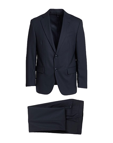 LARDINI Suits Midnight blue 100% Wool