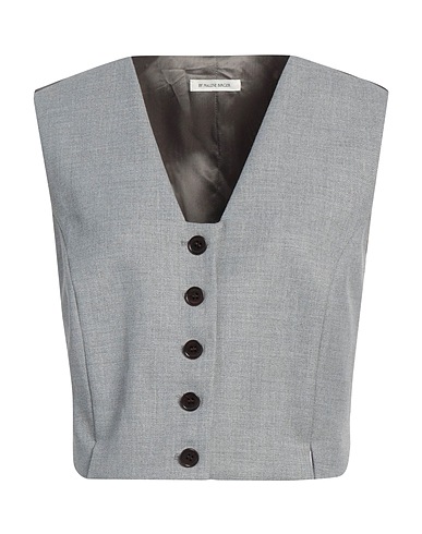 BY MALENE BIRGER Vest Light grey 69% Polyester, 30% Viscose, 1% Elastane