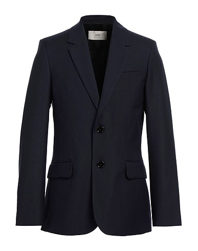 AMI ALEXANDRE MATTIUSSI Blazer Navy 100% Virgin Wool