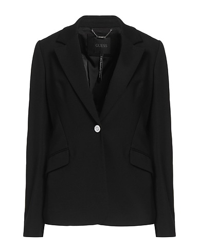 GUESS Blazer Black 60% Viscose, 35% Polyester, 5% Elastane