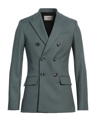 AMI ALEXANDRE MATTIUSSI Blazer Sage green 100% Virgin Wool
