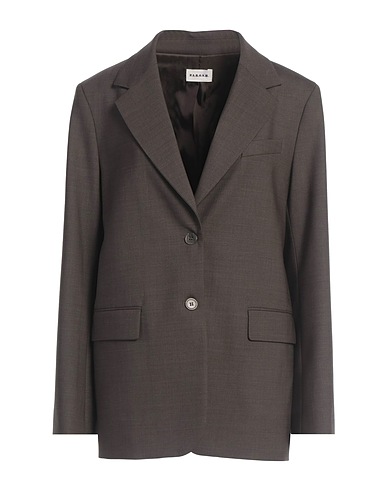 P.A.R.O.S.H. Blazer Dark brown 95% Virgin Wool, 5% Elastane