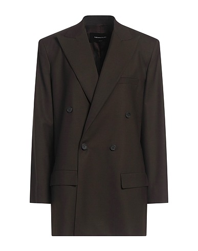 FABIANA FILIPPI Blazer Brown 75% Virgin Wool, 23% Polyamide, 2% Elastane