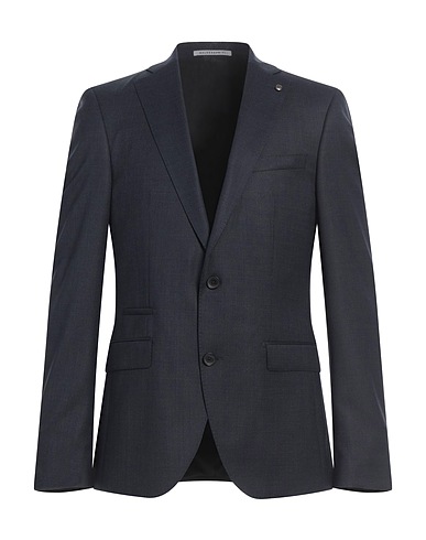 BALDESSARINI Blazer Midnight blue 100% Virgin Wool