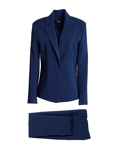 SISTE'S Suit Navy blue 89% Polyester, 11% Elastane