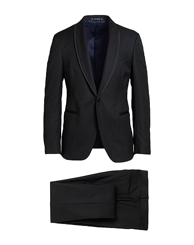BAGNOLI Sartoria Napoli Suits Black 100% Virgin Wool