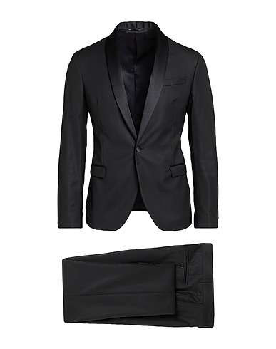 MANUEL RITZ Suits Black 38% Polyester, 35% Wool, 25% Viscose, 2% Elastane