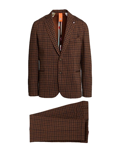 BHARNABA Suits Brown 65% Viscose, 30% Polyamide, 5% Elastane