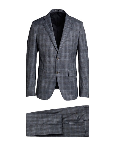 LES COPAINS Suits Grey 76% Polyester, 24% Viscose