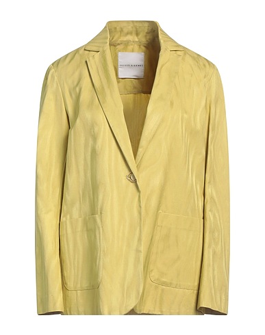 SKILLS & GENES Blazer Lime green 57% Cotton, 43% Viscose