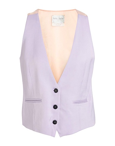 FORTE_FORTE Waistcoat Lilac 57% Viscose, 43% Virgin Wool, Polyester