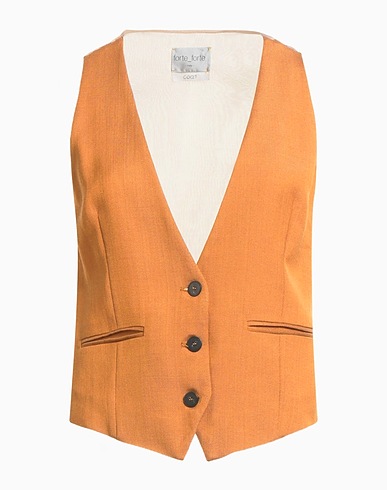 FORTE_FORTE Gilet 57% Viscosa, 43% Lana Vergine, Poliestere