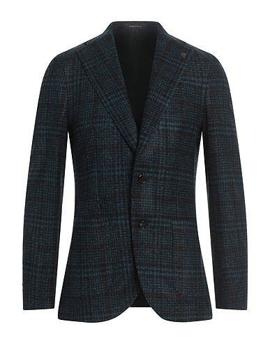 GABRIELE PASINI Blazers Azurblau 54% Acryl, 24% Schurwolle, 22% Polyester