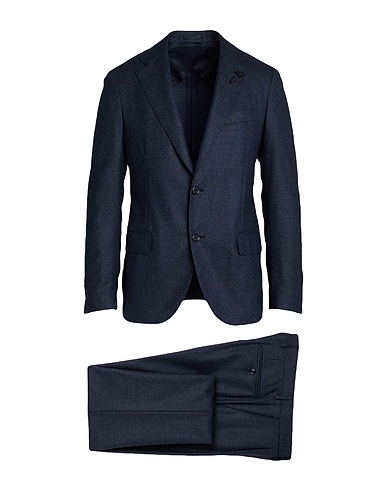LARDINI Abito Blu navy 99% Lana Vergine, 1% Elastan
