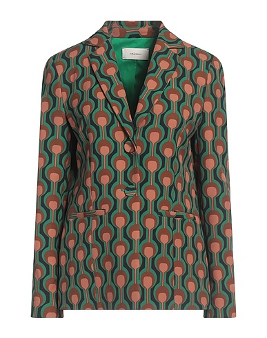 MALÌPARMI Blazer Green 88% Polyester, 12% Elastane