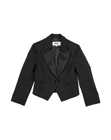 MM6 MAISON MARGIELA Jackett NERO 54% Polyester, 44% Schurwolle, 2% Elastan, Acetat, Nylon